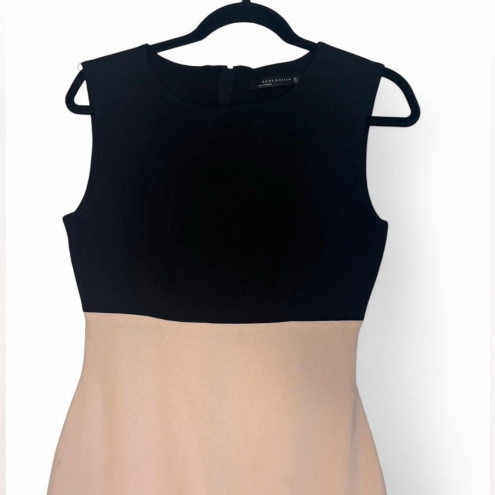 Zara Women’s Black and Pink Midi Dress - Picture 2 of 8